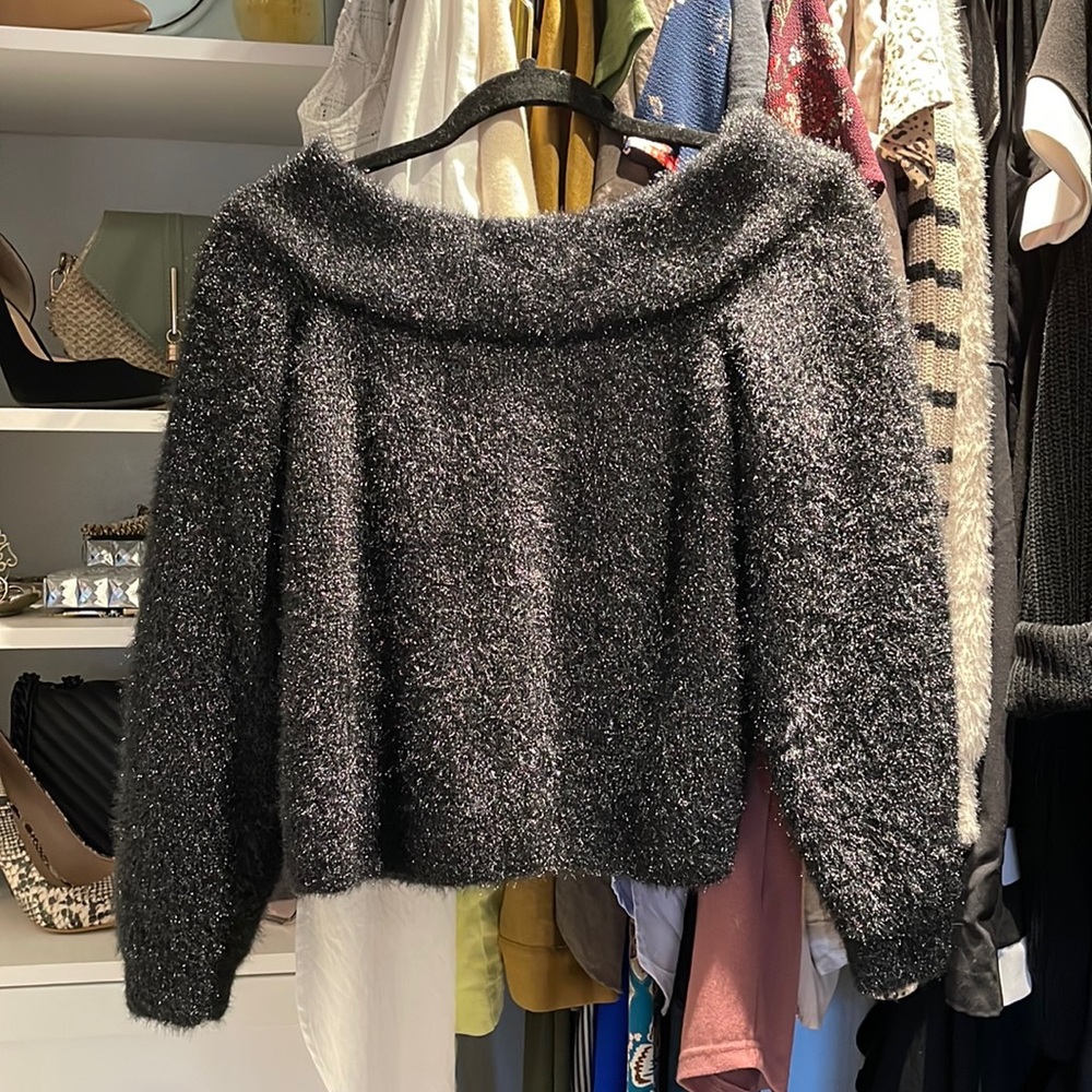 Off the shoulder sweater